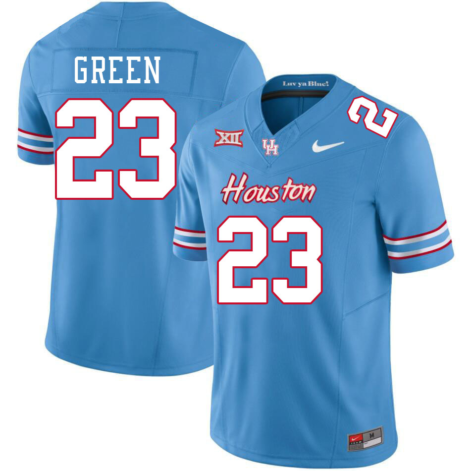 Art Green Houston Jersey,Houston Cougars #23 Art Green Jersey Youth College Uniforms-Oilers